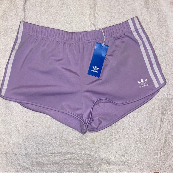 adidas lavender shorts